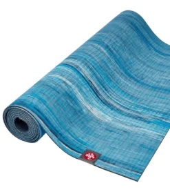 Manduka EKO Lite Yoga Mat 71" 4mm Dresden Blue Marbled