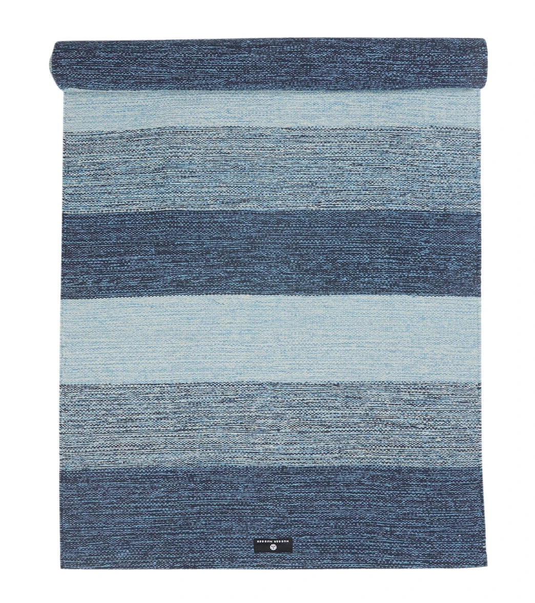 Hugger Mugger Cotton Yoga Rug 74" 3mm Indigo Dream - Image 3
