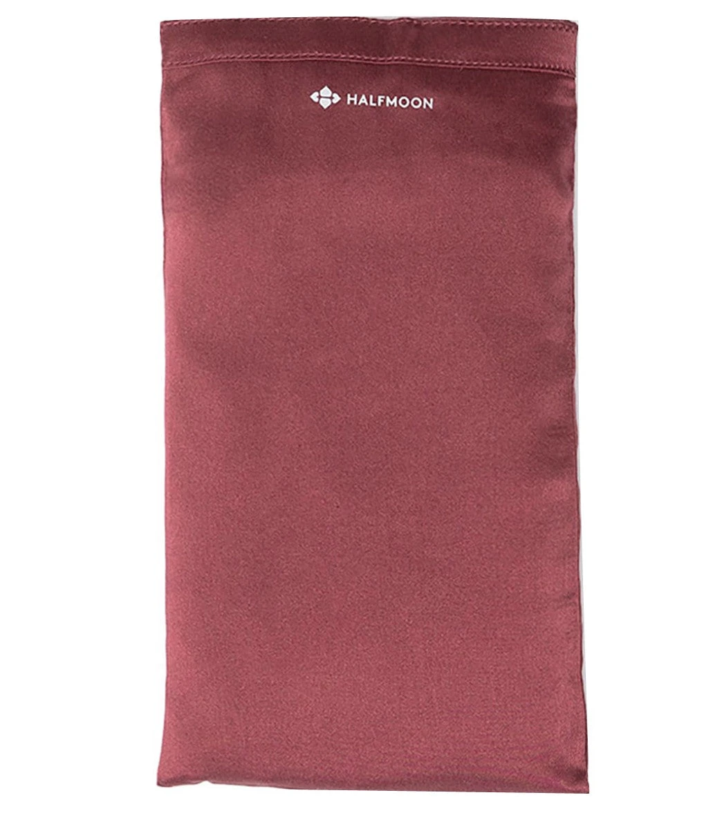 Halfmoon Silk Eye Pillow Garnet/Lavender