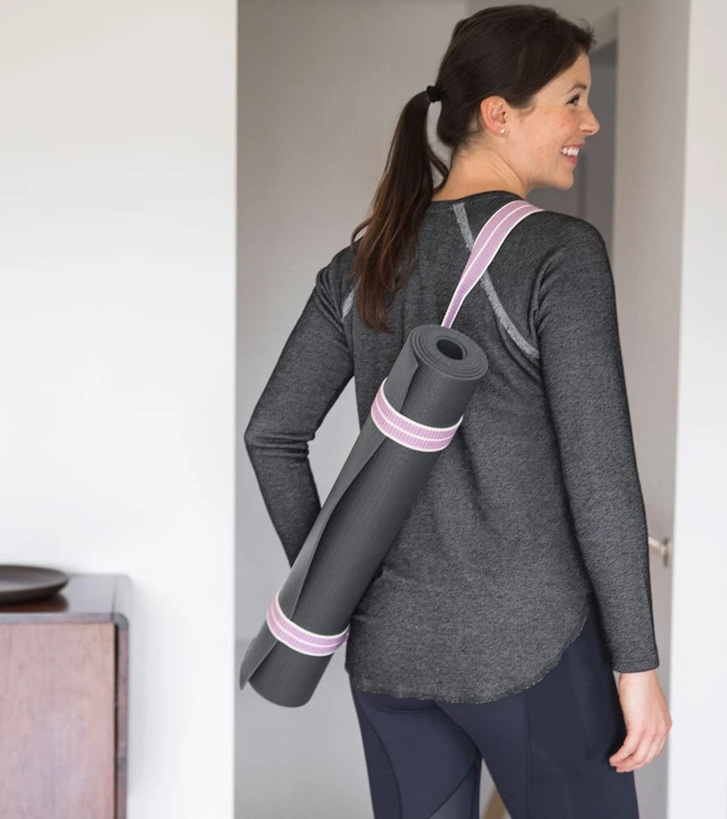 Halfmoon 6' Organic Cotton Loop Yoga Strap Pacific Weave - Image 2