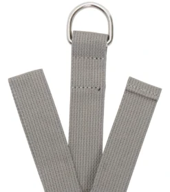 Hugger Mugger Cotton D-Ring Strap 10 Ft Gray