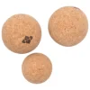 Halfmoon Natural Cork Massage Ball Trio