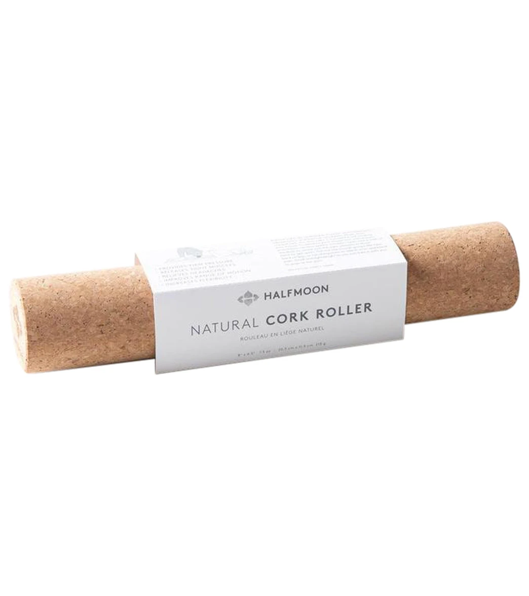 Halfmoon Natural Cork Massage Roller Natural Cork