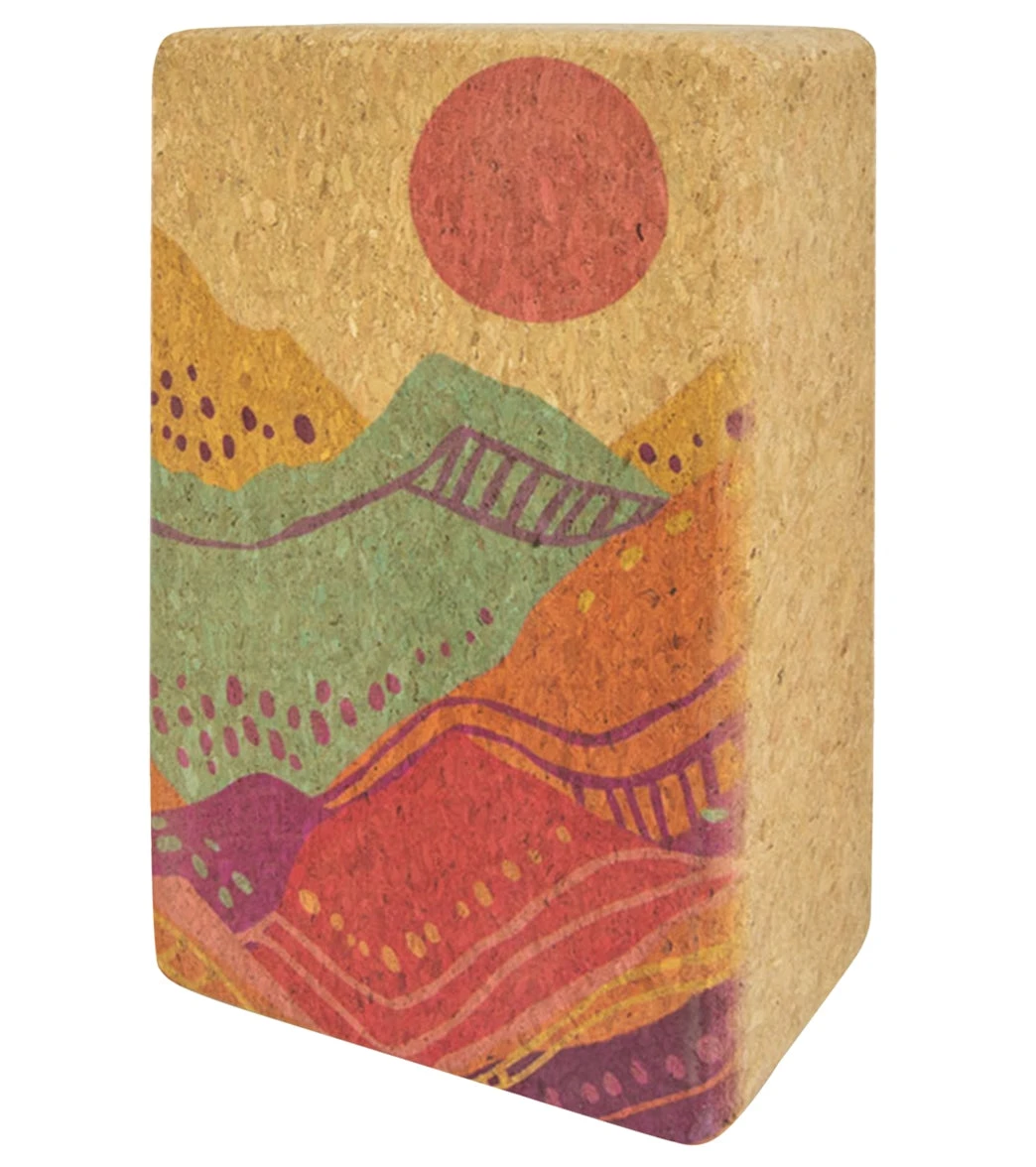 Yoloha Spirit Rising Cork Yoga Block