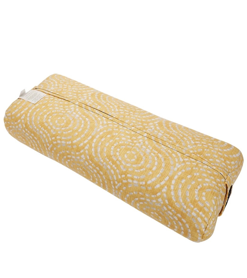 Hugger Mugger Standard Printed Yoga Bolster Golden Goddess