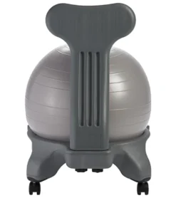 Gaiam Classic Balance Ball Chair Cool Grey