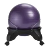 Gaiam Backless Balance Ball Chair Purple