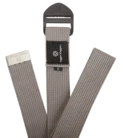 Hugger Mugger 6' Cotton Cinch Yoga Strap Grey