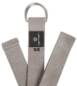 Hugger Mugger D-Ring Cotton Strap 8' Grey