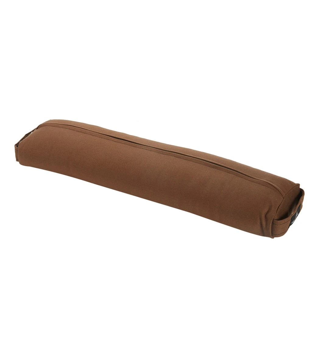 Hugger Mugger Pranayama Solid Yoga Bolster Brown - Image 2