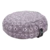 Hugger Mugger Zafu Printed Yoga Meditation Cushion Celestial Plum