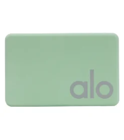 Alo Yoga Uplifting Yoga Block Honeydew/Silver