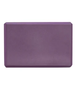 Halfmoon 3" Foam Yoga Block Plum