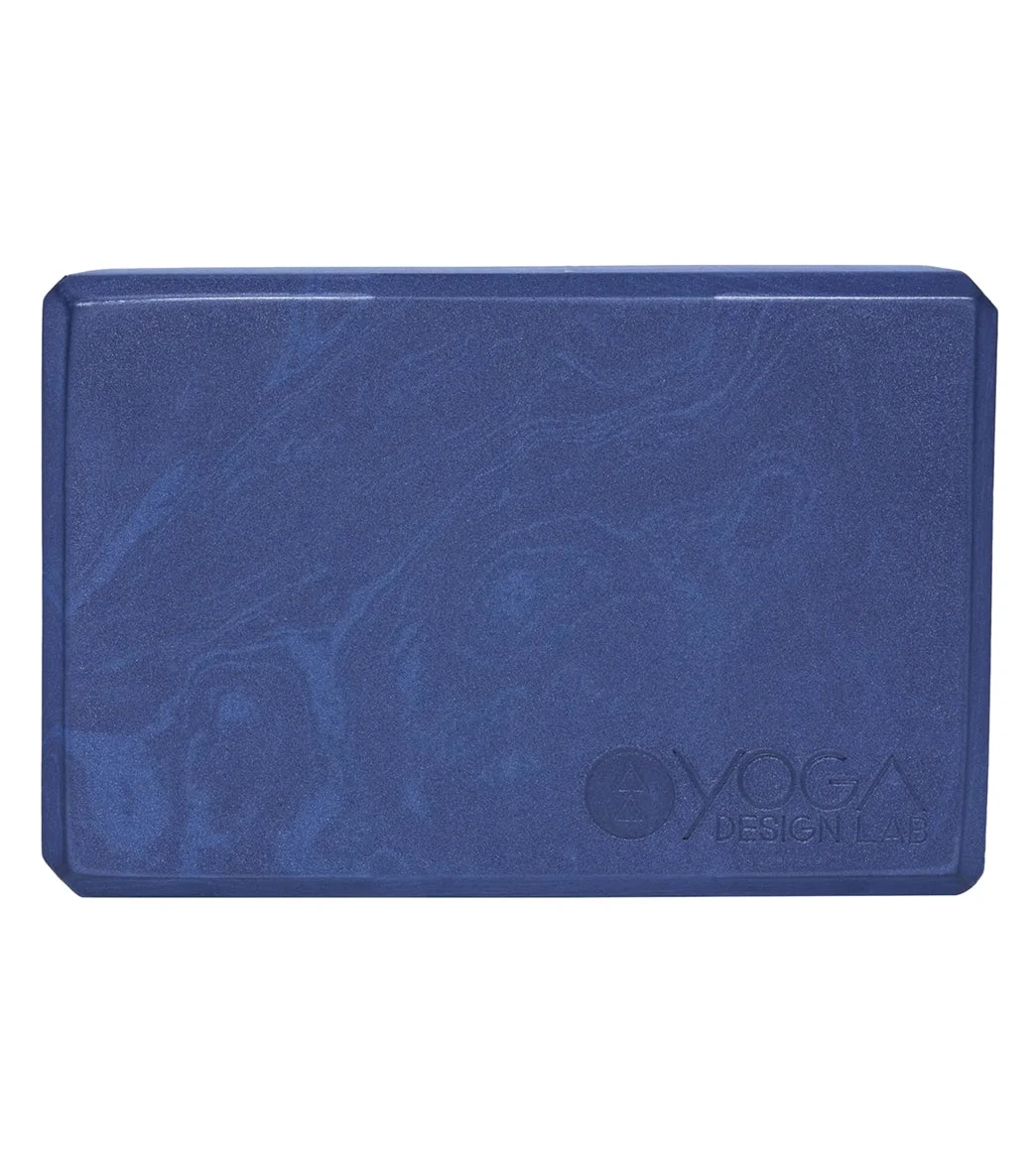 Yoga Design Lab Recycled Foam Yoga Block Navy - Image 2