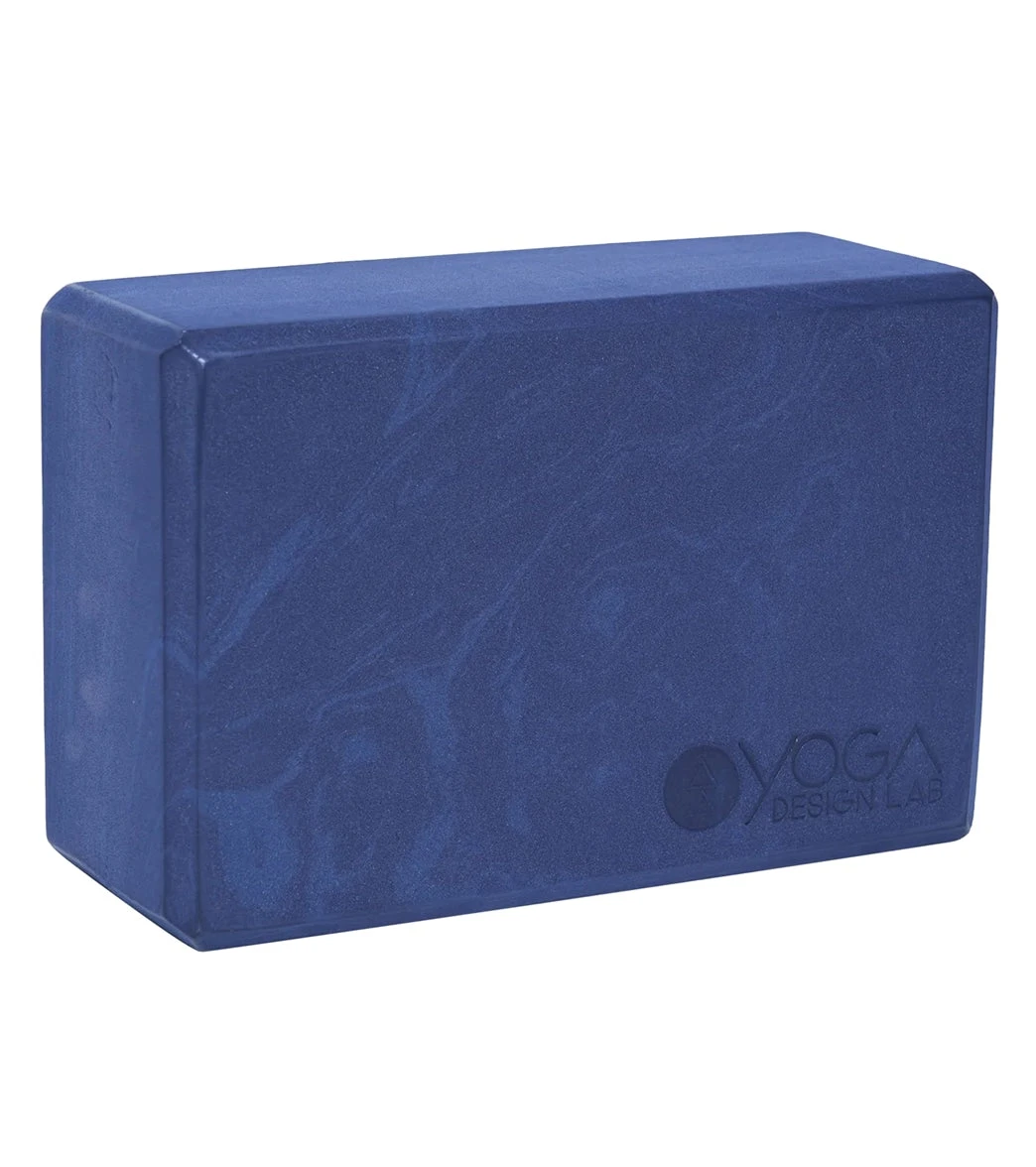 Yoga Design Lab Recycled Foam Yoga Block Navy - Image 4