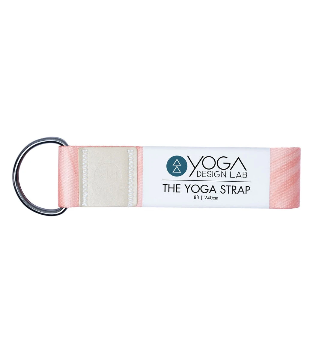 Yoga Design Lab Yoga Strap Coral - Image 4