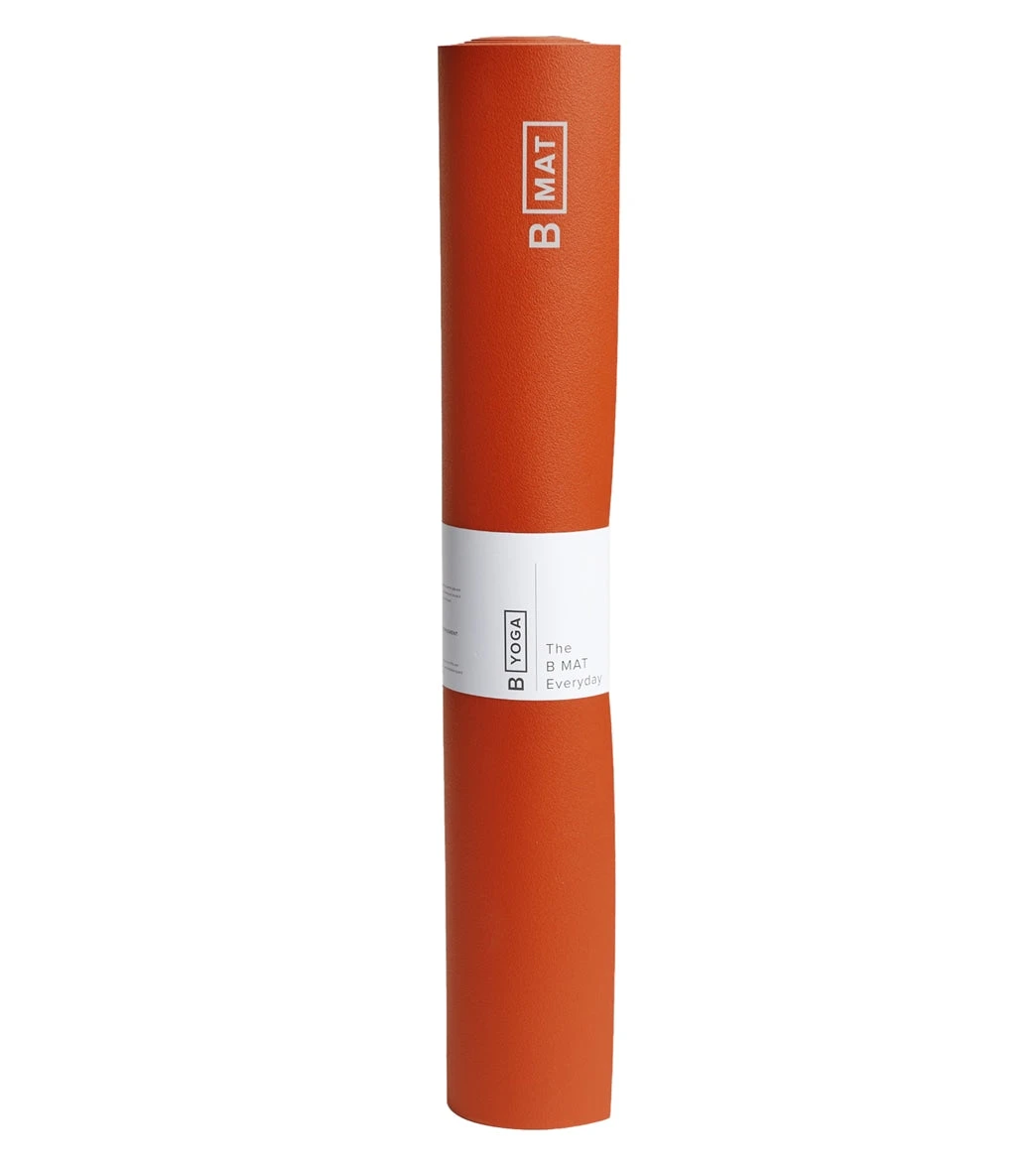 B Yoga Everyday Mat 71" 4mm Sienna Orange - Image 5