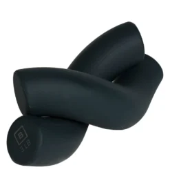 B Yoga 3lbs Helix Weights Black