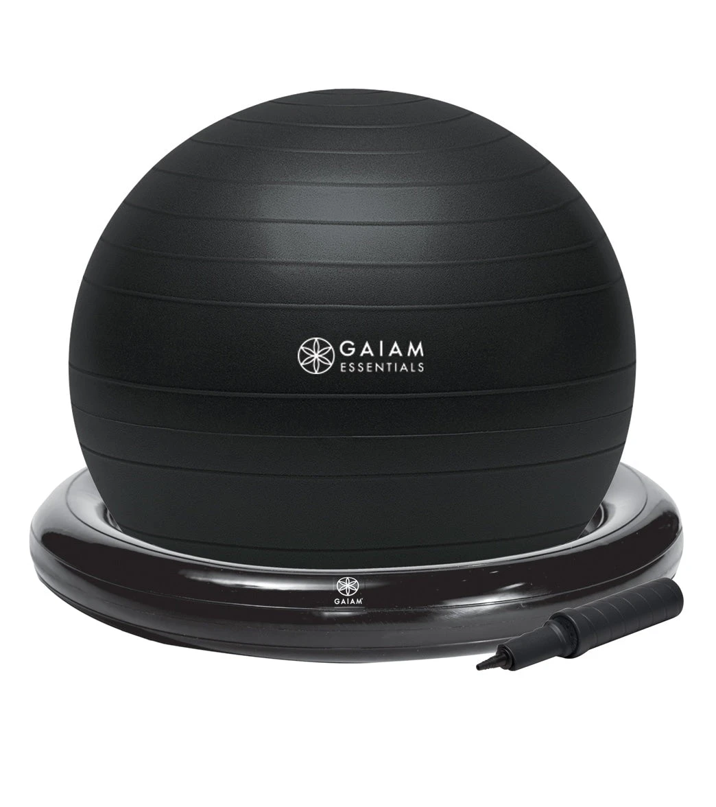 Gaiam Balance Ball & Base Kit - Image 2